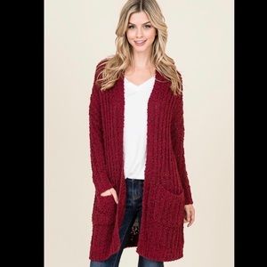Popcorn cardigan